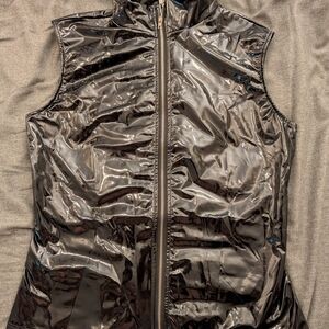 Androgynous Black Spandex Vest